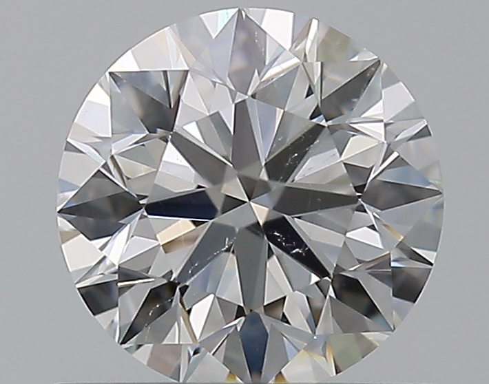 0.72 CaratF-SI1 EX Cut Round Diamond