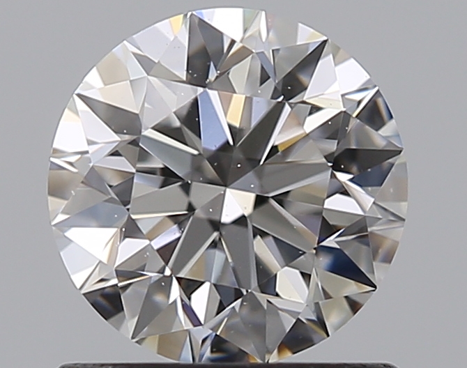 0.75 CaratD-SI1 EX Cut Round Diamond