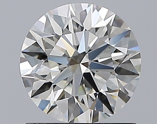 0.96 CaratJ-VVS2 EX Cut Round Diamond