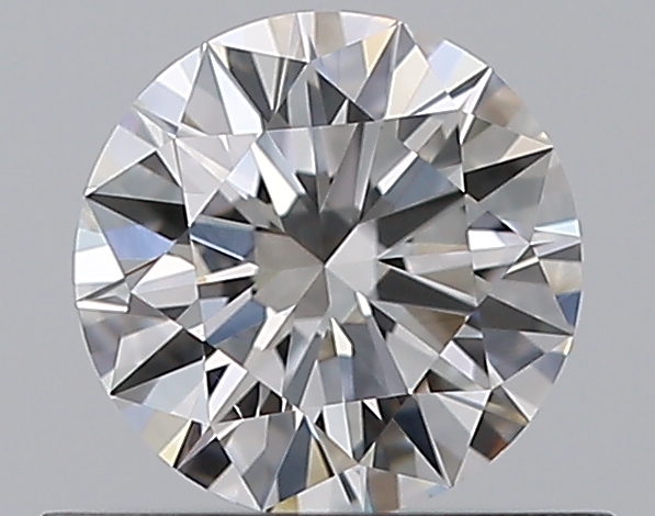 0.5 CaratE-VS2 EX Cut Round Diamond