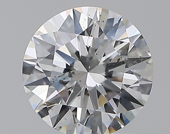 0.71 CaratF-SI2 EX Cut Round Diamond