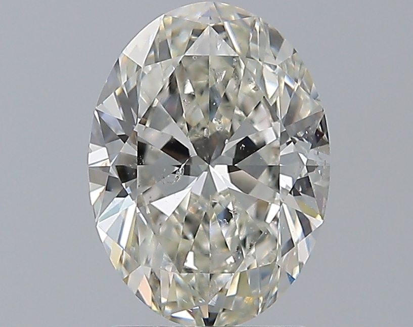 2.01 CaratJ-SI2 - Cut Oval Diamond