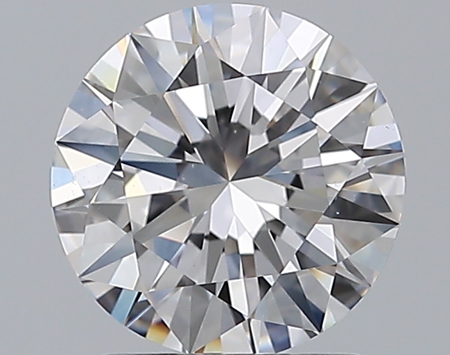 1.5 CaratD-VS2 EX Cut Round Diamond