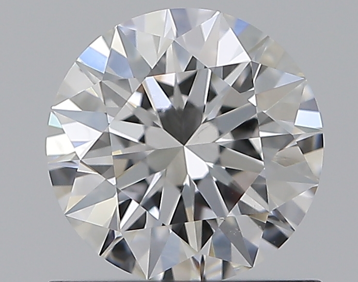 0.76 CaratF-SI1 EX Cut Round Diamond
