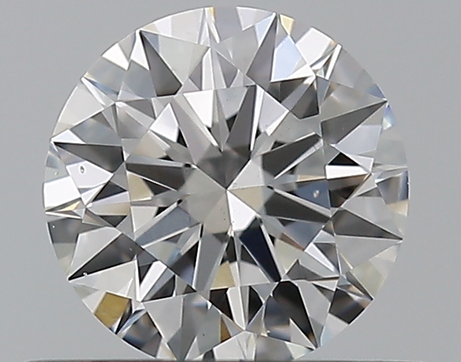 0.52 CaratF-SI1 EX Cut Round Diamond