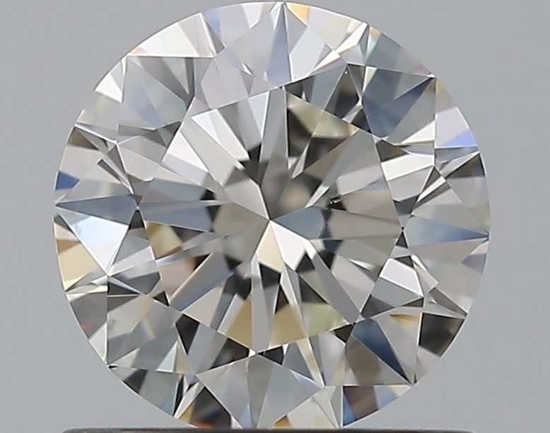 0.9 CaratJ-VS2 EX Cut Round Diamond