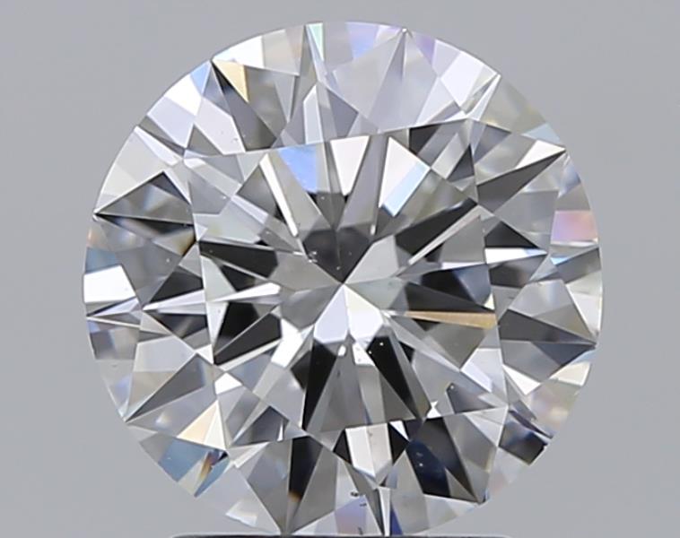 2 CaratD-SI1 EX Cut Round Diamond