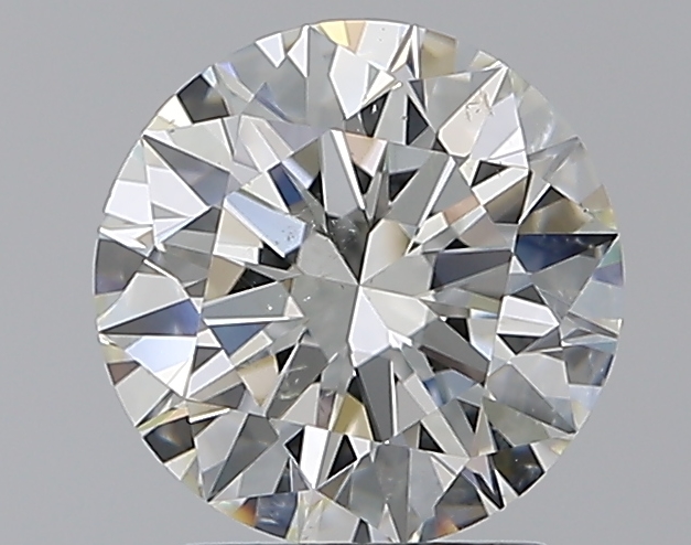 2.01 CaratJ-SI2 EX Cut Round Diamond