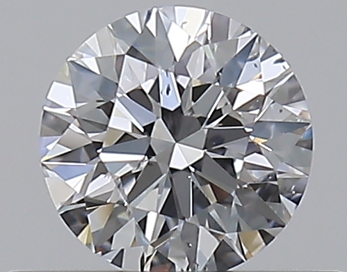 0.38 CaratE-SI2 EX Cut Round Diamond
