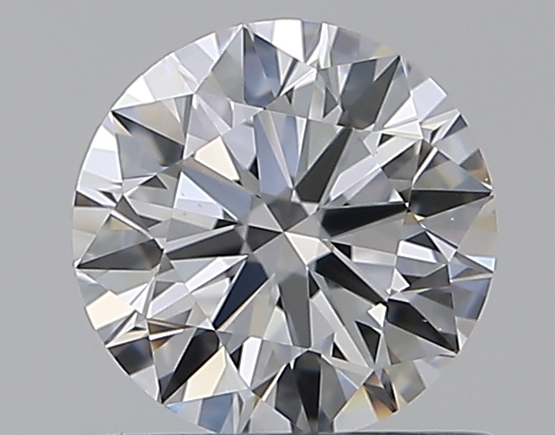 0.72 CaratD-VS2 EX Cut Round Diamond