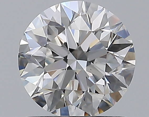 1 CaratE-VS1 EX Cut Round Diamond