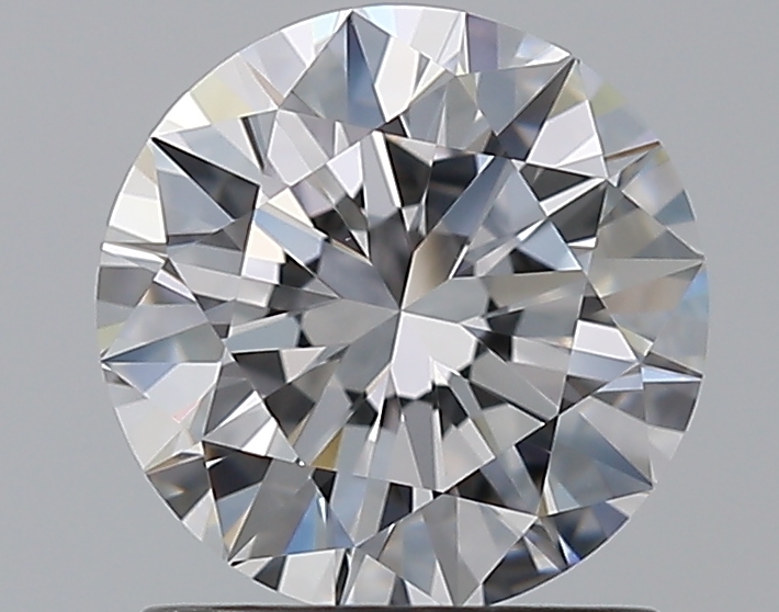 1.29 CaratD-VVS2 EX Cut Round Diamond