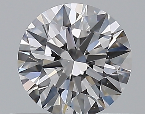 0.5 CaratD-SI1 EX Cut Round Diamond