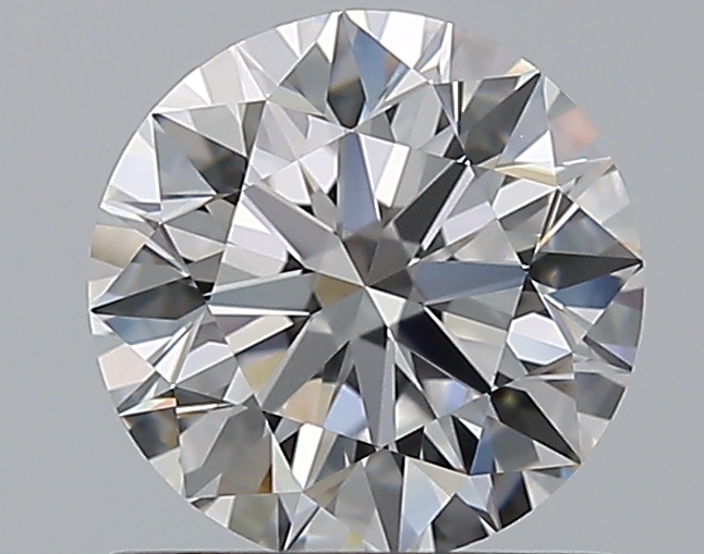 1 CaratD-VVS1 EX Cut Round Diamond