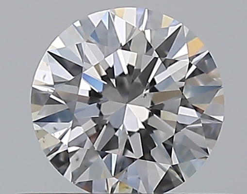 0.48 CaratD-VS2 EX Cut Round Diamond