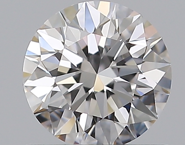 0.66 CaratE-VVS1 EX Cut Round Diamond