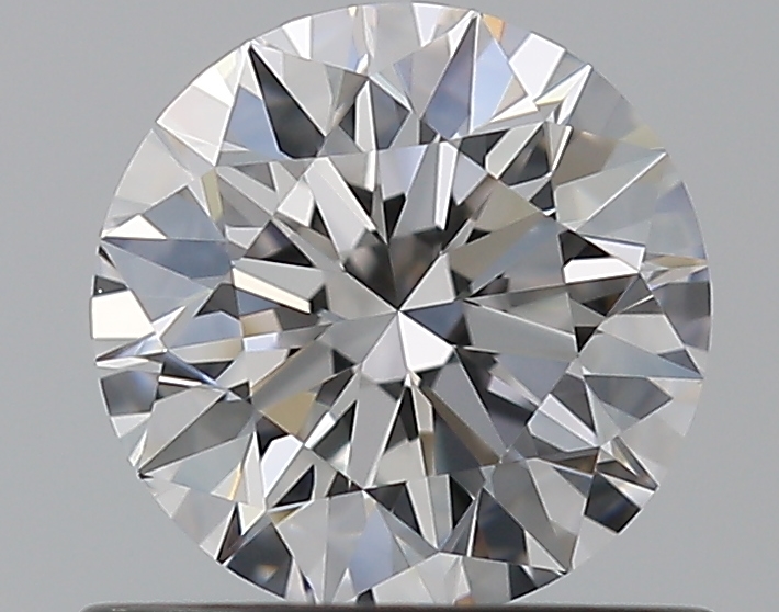 0.7 CaratD-VVS2 EX Cut Round Diamond