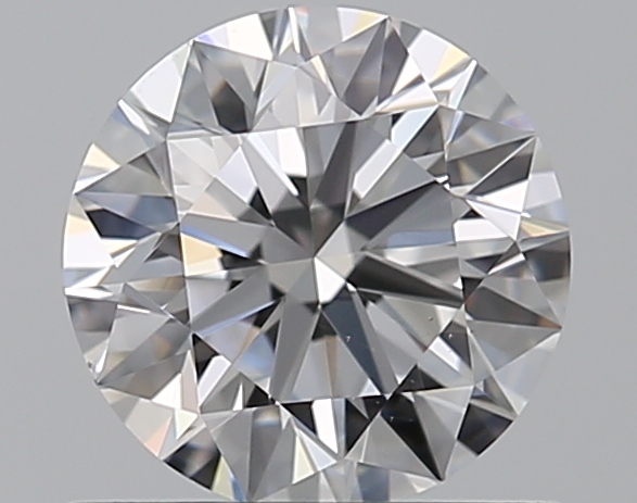 0.78 CaratD-VS2 EX Cut Round Diamond