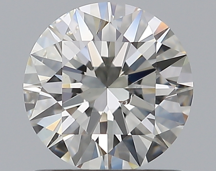 0.9 CaratJ-SI2 EX Cut Round Diamond