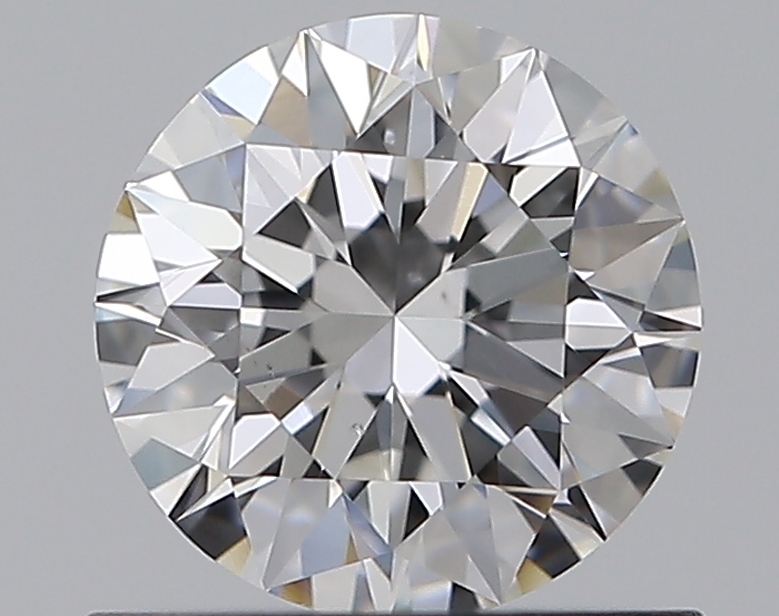 0.72 CaratF-VS2 EX Cut Round Diamond