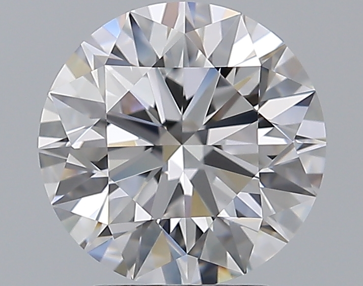 2.63 CaratD-VVS2 EX Cut Round Diamond