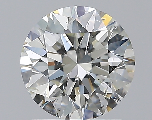 1.51 CaratJ-SI2 EX Cut Round Diamond