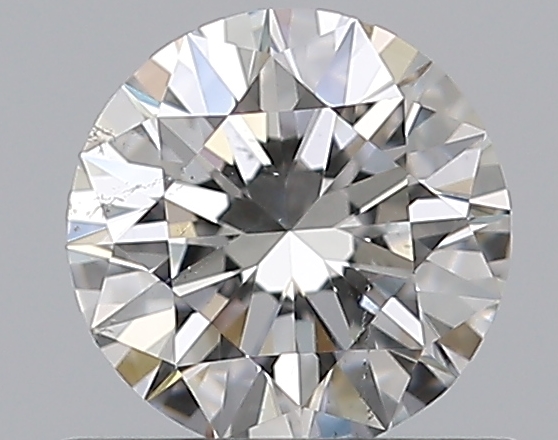0.53 CaratF-SI1 EX Cut Round Diamond