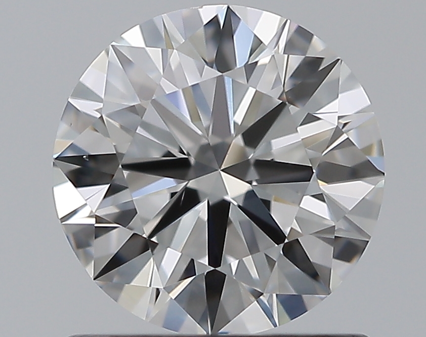 1 CaratE-VS2 EX Cut Round Diamond