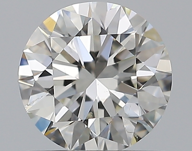 0.76 CaratI-SI1 EX Cut Round Diamond
