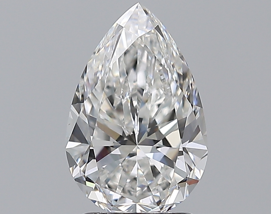 2.01 CaratF-VS2 - Cut Pear Diamond