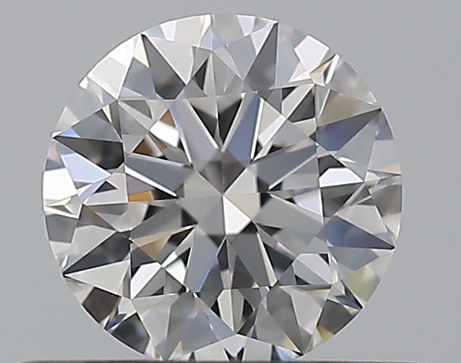 0.5 CaratE-VVS2 EX Cut Round Diamond