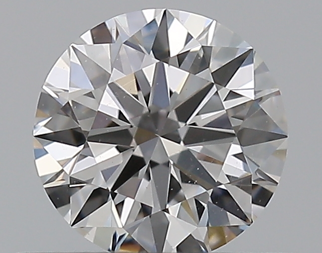 0.5 CaratD-SI1 EX Cut Round Diamond