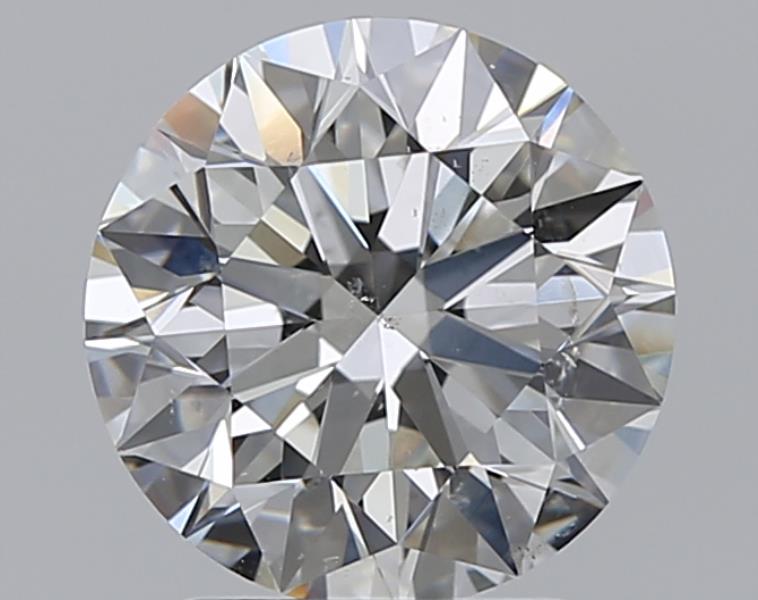 2 CaratH-SI1 EX Cut Round Diamond