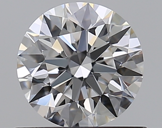 0.66 CaratD-VVS1 EX Cut Round Diamond