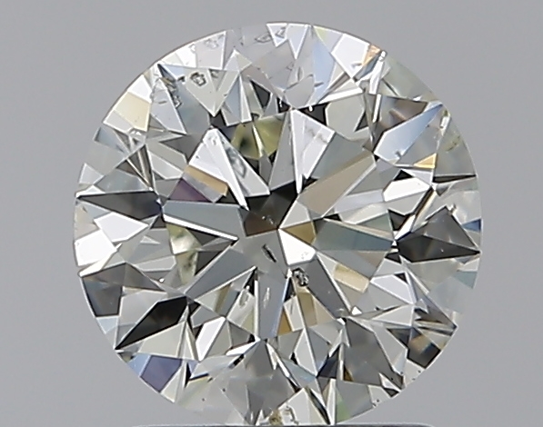 1.7 CaratK-SI2 EX Cut Round Diamond