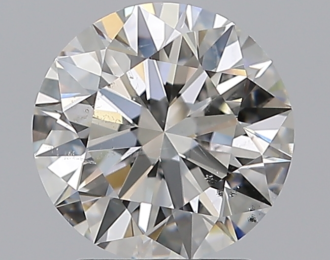 2.01 CaratH-SI2 EX Cut Round Diamond