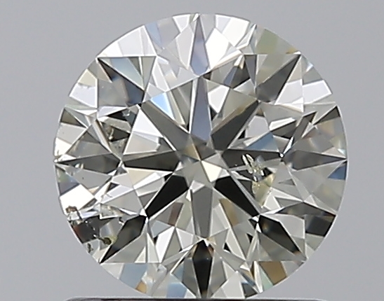 0.96 CaratL-SI2 EX Cut Round Diamond