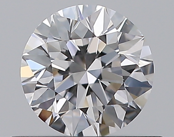 0.5 CaratD-VS2 EX Cut Round Diamond