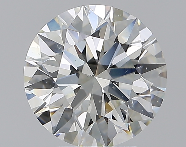 3.21 CaratJ-SI1 EX Cut Round Diamond