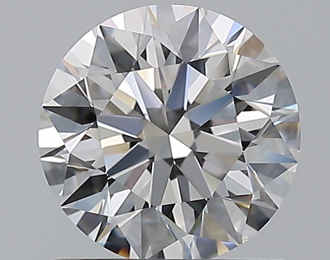 1 CaratE-VVS2 EX Cut Round Diamond