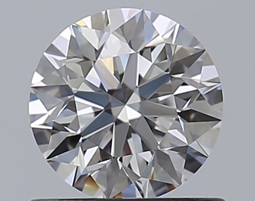 0.59 CaratD-VVS2 EX Cut Round Diamond