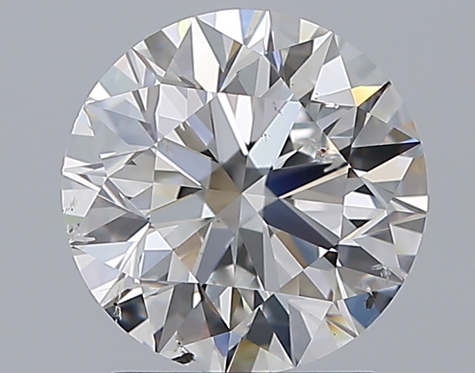 2.02 CaratD-SI2 EX Cut Round Diamond