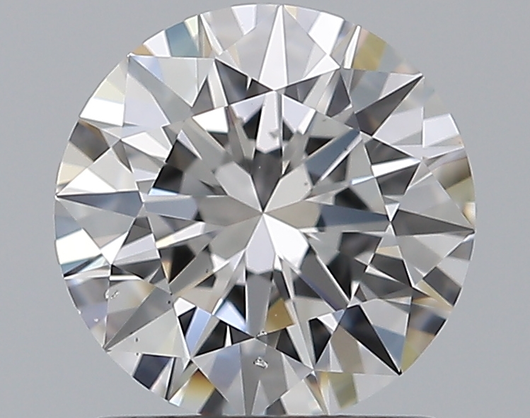 1.1 CaratD-SI1 EX Cut Round Diamond