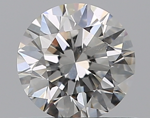 0.53 CaratF-SI1 EX Cut Round Diamond