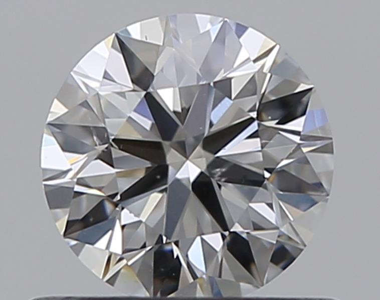 0.5 CaratF-SI1 EX Cut Round Diamond