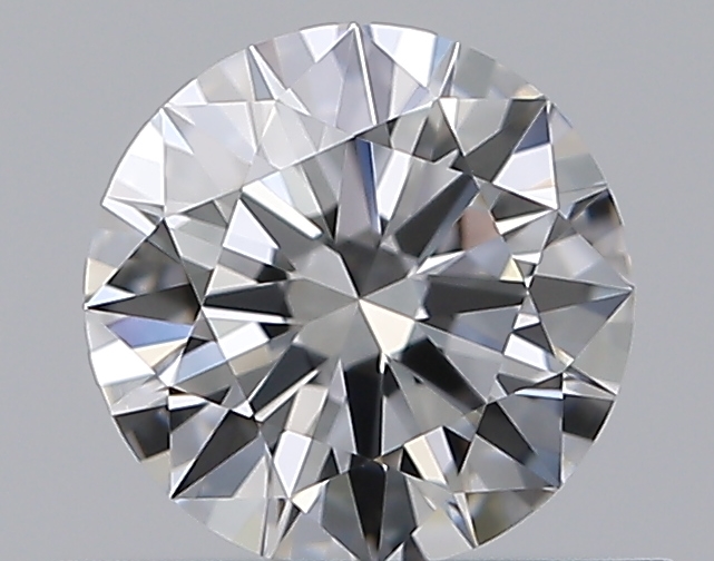 0.5 CaratD-VVS2 EX Cut Round Diamond