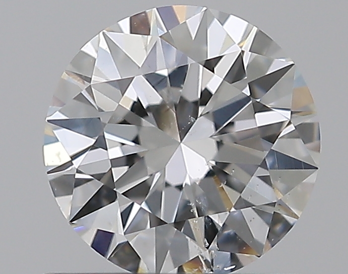 0.65 CaratF-SI2 EX Cut Round Diamond
