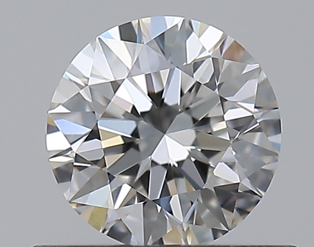 0.5 CaratG-VVS2 EX Cut Round Diamond