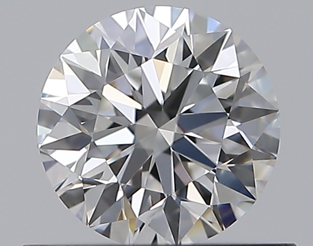 0.53 CaratF-VVS2 EX Cut Round Diamond