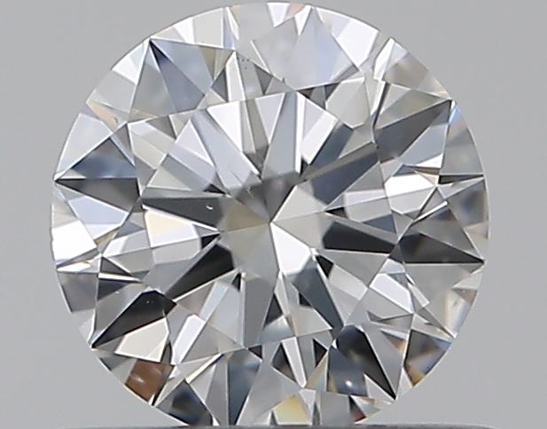 0.5 CaratF-SI1 EX Cut Round Diamond